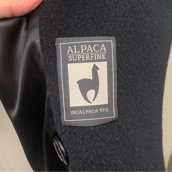 Classic Hilary Radley Wool/Alpaca Blend Jacket with Oversize Collar - Picture 8 of 9